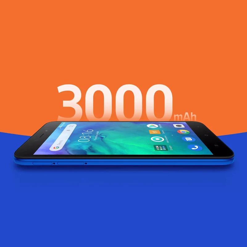 Xiaomi Redmi GO смартфон с четырёхъядерным процессором Snapdragon 425 ОЗУ 1 ГБ ПЗУ 8 3000