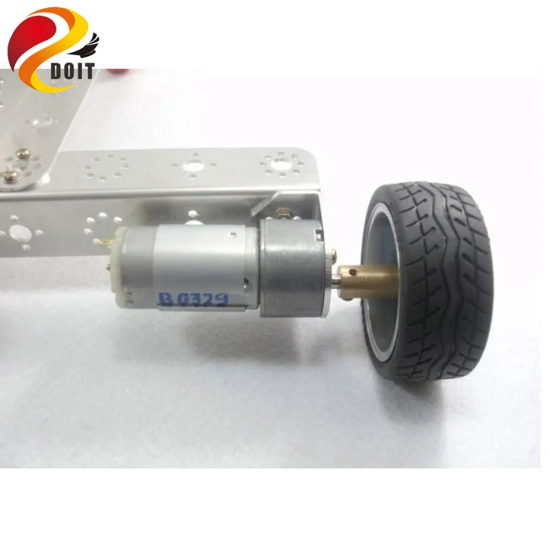 Original Smart RC Metal Car Chassis Wheel Intelligent Motor Robot DIY Toy Mobile Platform Built Wheeled | Игрушки и хобби