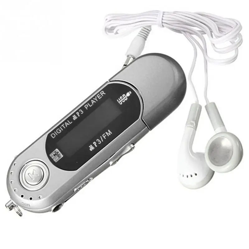 Портативный USB 2 0 MP3 музыкальный плеер флеш накопитель карта памяти ЖК экран