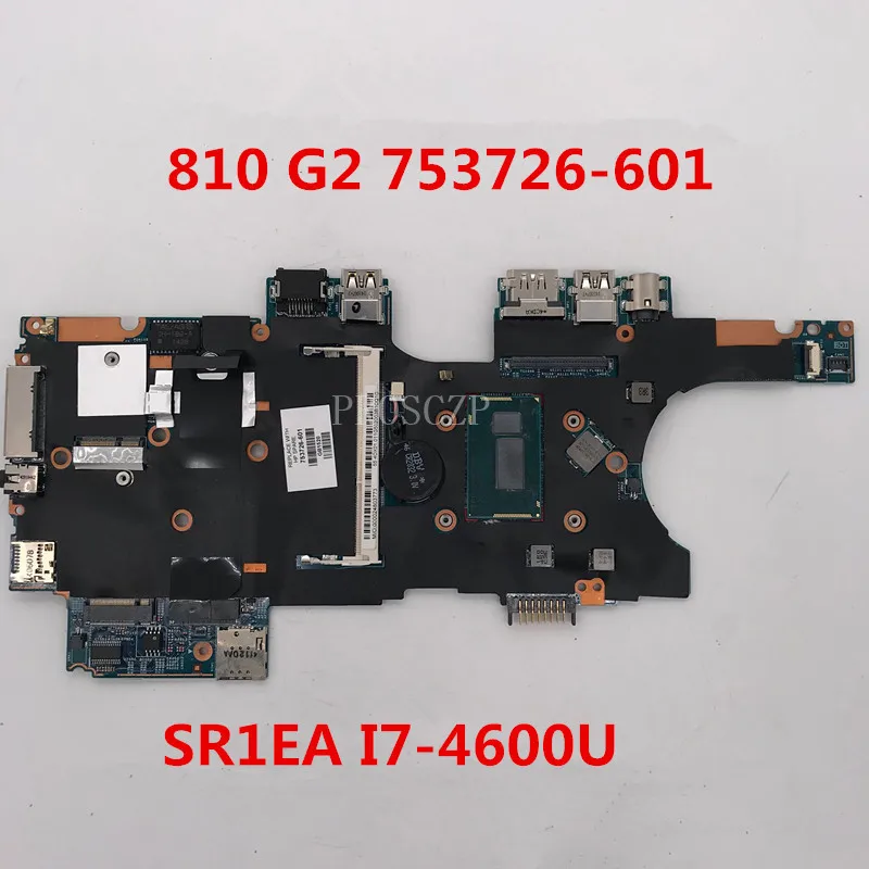 Бесплатная доставка материнская плата для ноутбука EliteBook 810 G2 753726 601 501 001 с