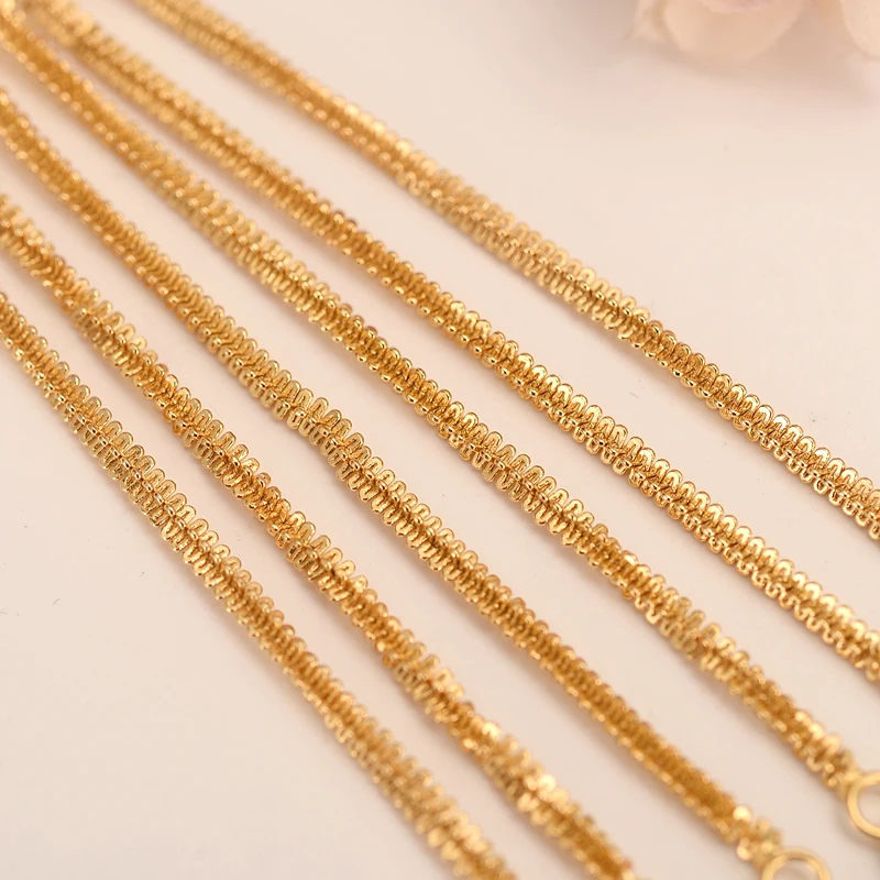 

Bangrui 50cm Ethiopian Necklace Women Gold Color Africa Chain Necklace Jewelry Eritrea Ethiopia Chain Necklaces