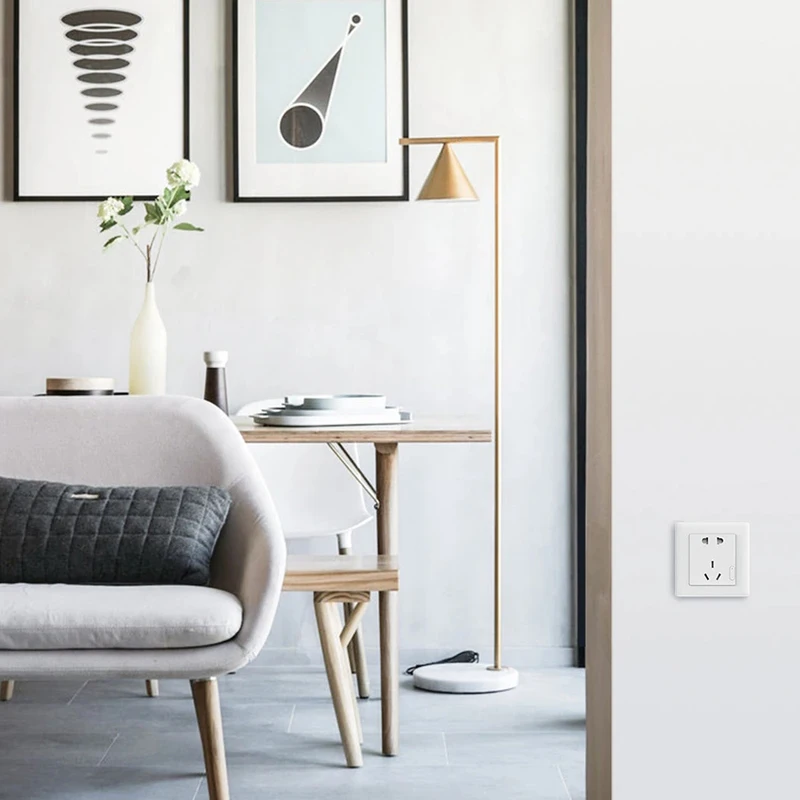 2019 Updated Original Xiaomi Mijia Aqara Smart Wall Socket ZigBee Version Wireless Outlet Switch Work For Mi Home APP | Электроника