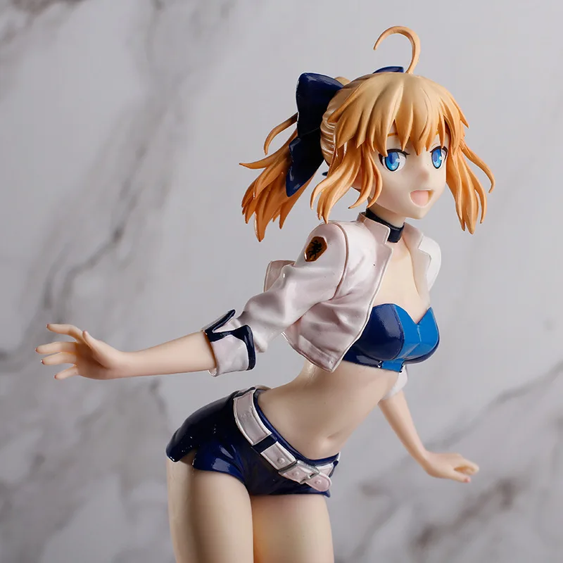 Высокое качество тип moon Sexy Racing girl Saber Аниме Фигурка Fate/Stay Night 1/7 масштабная фигурка