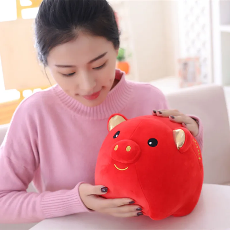 17 см/20 см/30 см Плюшевые игрушки куклы 2019 зодиака в китайском новый год Фортуна