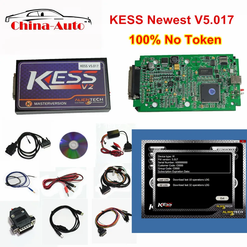 Онлайн Версия KTAG V7.020 без жетонов Kess 5 017 V2 V5.017 OBD2 менеджер Тюнинг Комплект K TAG 7 020