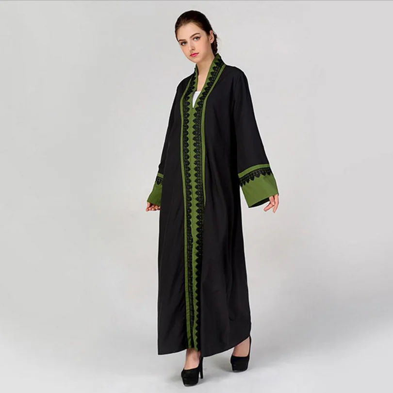 Оптовая продажа кружевное платье для взрослых Abayas 2018 настоящая женская одежда