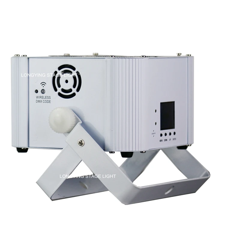 Бесплатная доставка 6х18 Вт 6в1 DMX512 батарея беспроводная светодиодная плоская