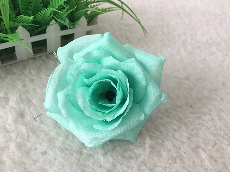 Свадебные декоративные 8 см искусственные розы цветок голова DIY цветок стены целующиеся шары Гирлянда свадебный автомобиль декоративные искусственные цветы