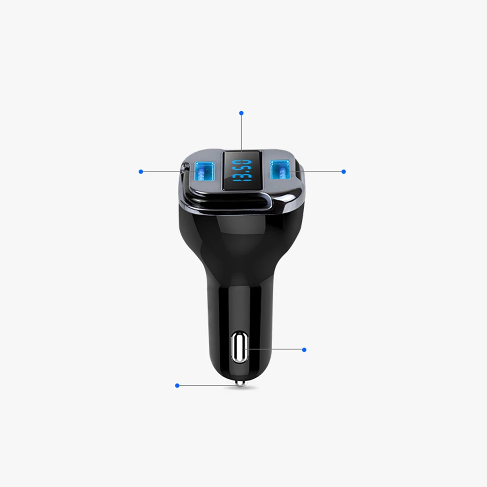 EC8 Многофункциональный Быстрый Dual USB Автомобильное Зарядное устройство 2 Порты и