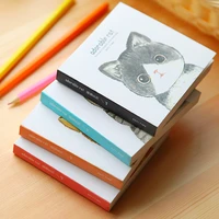 mirui creative stationery graffiti cute adorable cat notes pocket mini diary notebook square hand memo pad study book journal