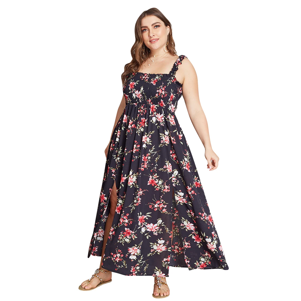 2 вида цветов женское летнее платье комбинация с цветочным рисунком сексуальное