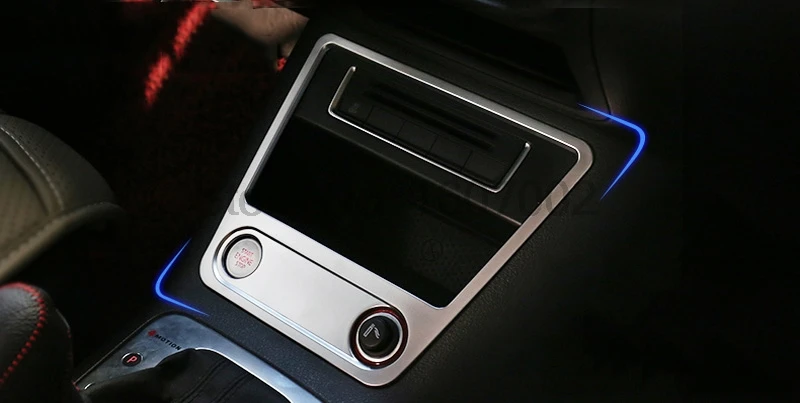 Матовый хромированный интерьер автомобиля для Volkswagen VW Tiguan 2012 2013 2014 2015 Коробка