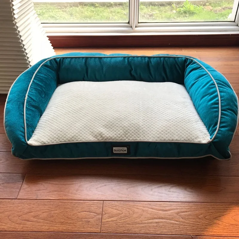 Съемная моющаяся кровать для собак диван подушки принцесса кровати больших