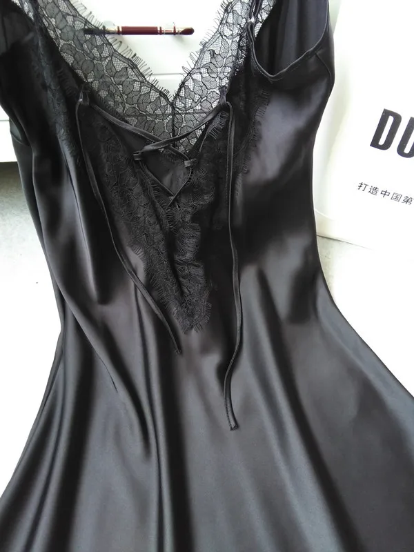 Пикантная женская ночная рубашка Соблазнительные мини ночные рубашки с глубоким