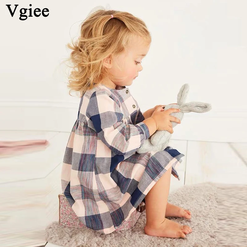 Одежда для малышей Vgiee Детские платья девочек на осень 2019 Брендовое платье 3 лет