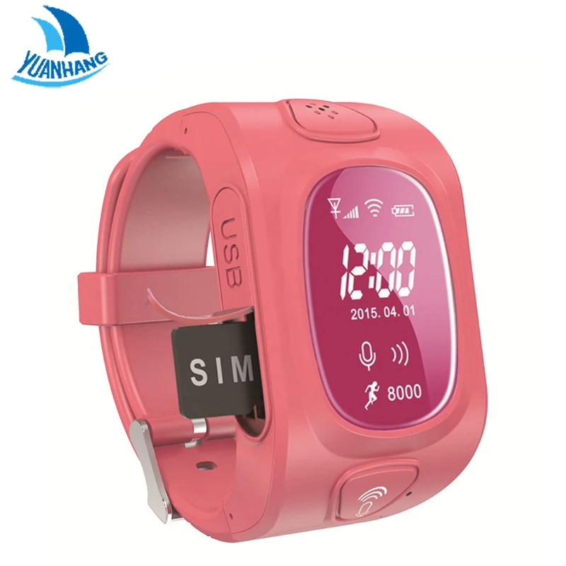 Smart GPS gsm WI-FI местоположение трекера анти потерял часы SOS позиционирования