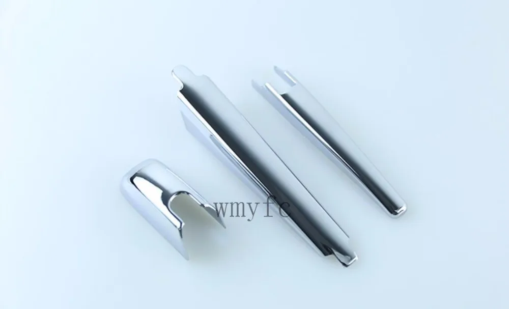 

For Toyota RAV4 2016 2017 2018 Chrome Rear Window Wiper Arm Blade Cover Trim Windshield Overlay Garnish Molding