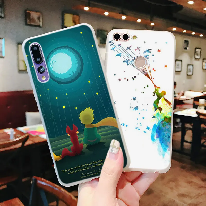 Силиконовый чехол для телефона Маленький принц с лисой для huawei P Smart Plus P30 P20 P10 P9 P8 Lite mate 20 10 Pro Lite Nova