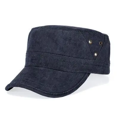 BING YUAN HAO XUAN, Черная Мужская тактическая Кепка, шапки Gorra Plana Militar Cadet, кепка, плоская кепка,, новинка - Цвет: blue