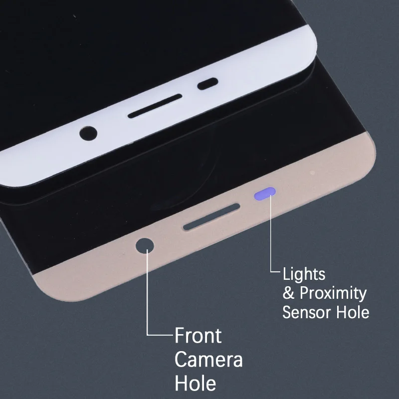 Дисплей ORIGINAL HD IPS без битых пикселей для LeTV LeEco Le 1 Pro X800 LCD Touch Screen замена на золотой белый.