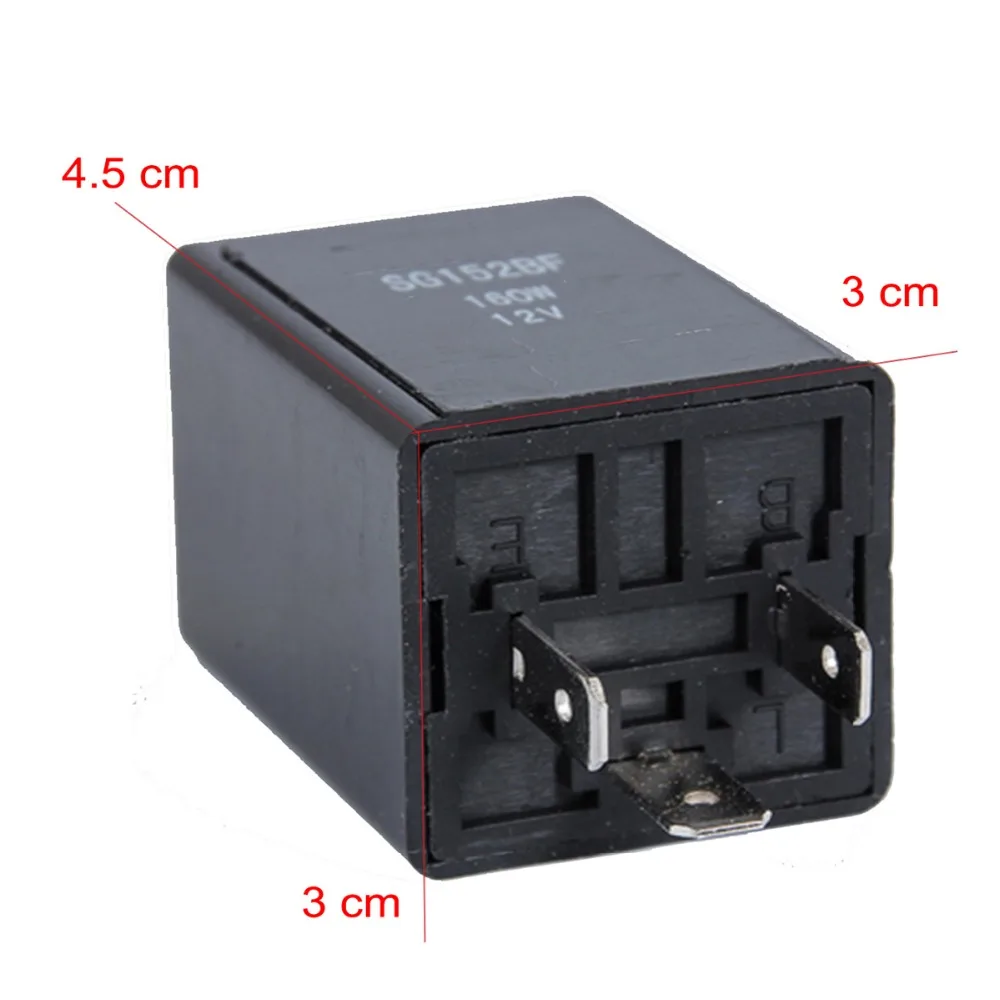 Универсальный 12V 24V 3Pin автомобильный проблесковый маячок реле Fix светодиодный светильник поворота Hyper Flash автомобиля мигалка мотоцикла R26