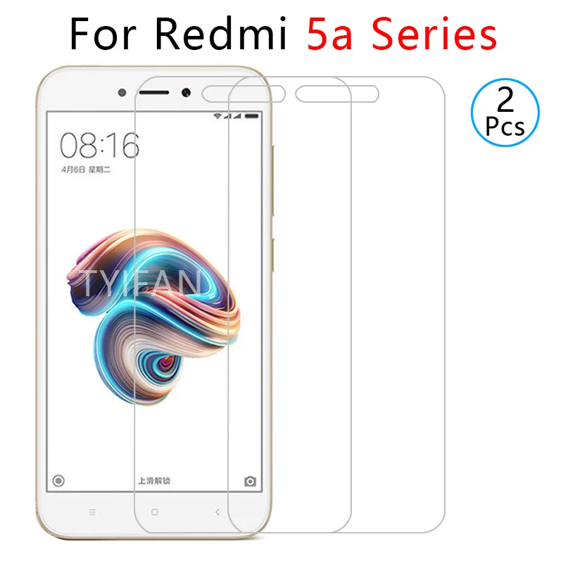 2 шт. закаленное стекло на redmi note 5a prime Защитное для экрана протектор xiaomi ksiomi 5 a a5 не