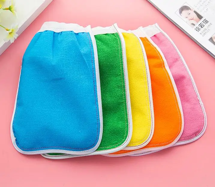 

500pcs Korea Hammam Scrub Mitt Magic Peeling Glove Exfoliating Tan Removal Shower Bath Morocco Towel Bathroom Supplies SN1296