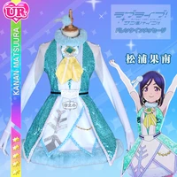anime lovelive sunshine aqours matsuura kanan christmas eve awaken the power lovely lolita dress cosplay costume free shipping