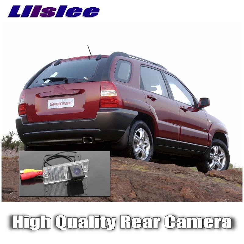 

LiisLee Автомобильная камера заднего вида для KIA Sportage JE KM 2005 ~ 2010 Высокое качество ночного видения Водонепроницаемая камера заднего вида
