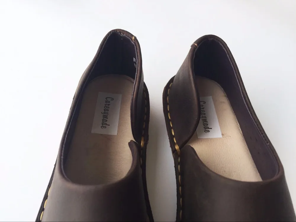 Женские босоножки ручной работы Careaymade из воловьей кожи Ретро стиль mori girl