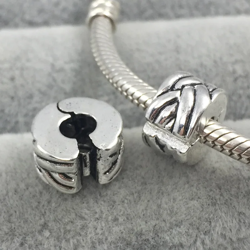 DIY Braided Clips Stopped Safty Charms European Beads Fit Bracelets&ampBangle For Women Jewelry | Украшения и аксессуары