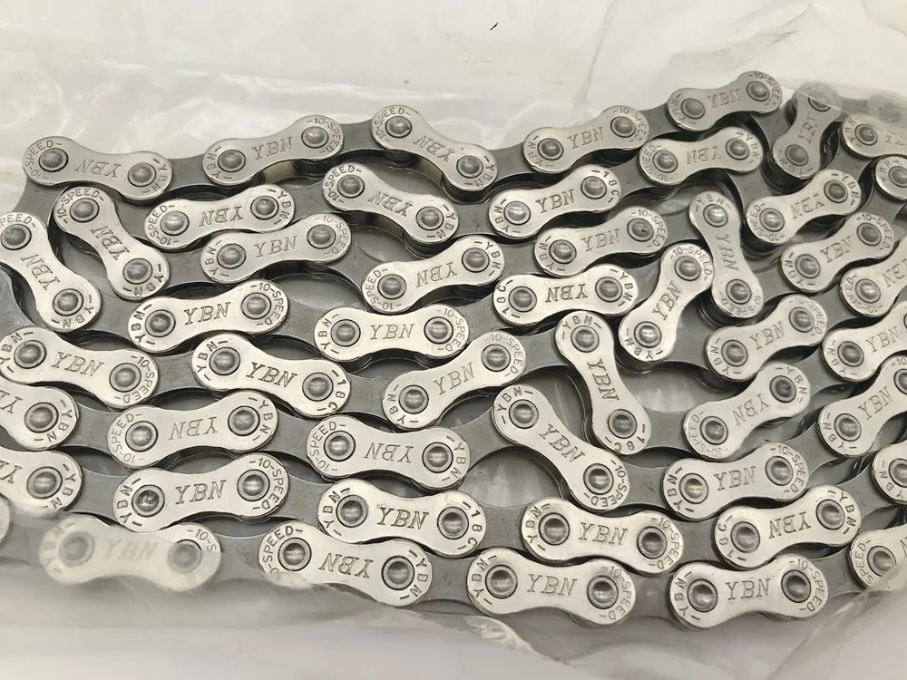 Прочная серебряная цепь для горного велосипеда SHIMANO SRAM CAMPAGNOLO YBN 10 s 20s 30s - купить по