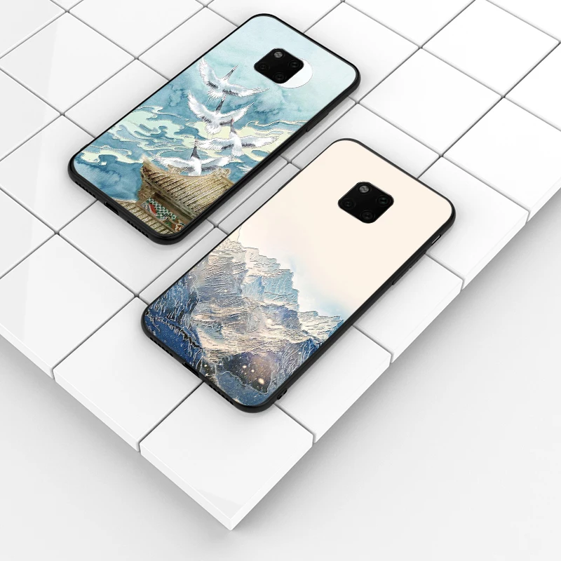 3D рельефный чехол для huawei mate 20 Pro 20Pro P20 Lite Nova 3e 3i P Smart Plus чехол силиконовый чехол с полным покрытием для huawei mate 20