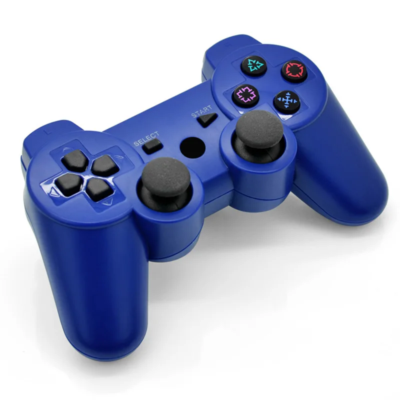 Синий Bluetooth геймпад для PS3 контроллер беспроводной джойстик для PS3 Dualshock 3 с Sixaxis Замена управления для PlayStation 3 - Цвет: Синий