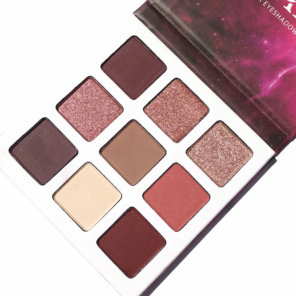 DGAFO 9 цветов палитра теней для век пудра пигмент макияж длительное мерцание