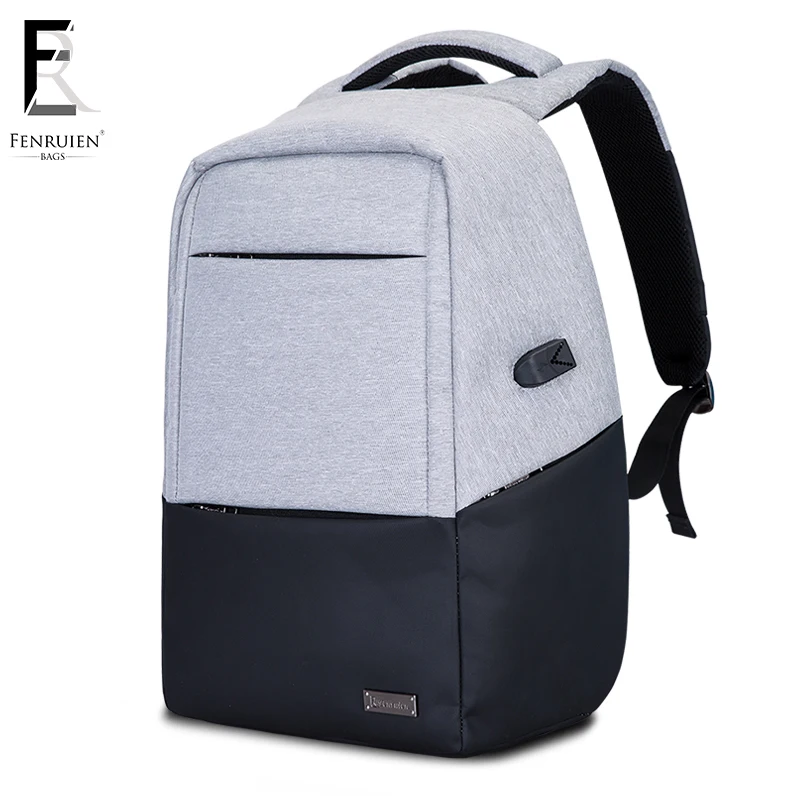 FENRUIEN Новый Многофункциональный usb зарядка 15 дюймов ноутбук рюкзак для подростков