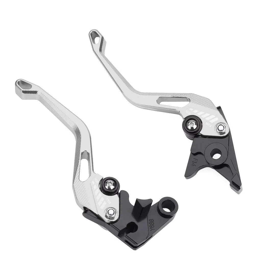 Silver Brake Levers Мотоцикл 5D ручки тормоза и сцепления, обработанные на станке с ЧПУ для Triumph 675 STREET TRIPLE 2008- DAYTONA 955i 600 650 TIGER 800/XC TIGER 1050/Sport - Цвет: Silver Brake Levers
