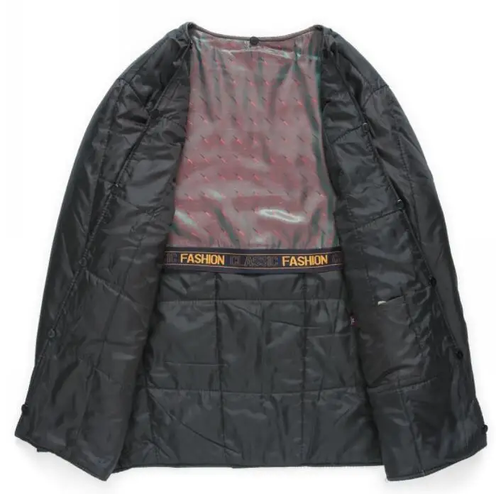 Plus velvet thickening winter jacket men Cotton coat clothes ropa camperas hombre 2020 fur collar father wear Detachable inner