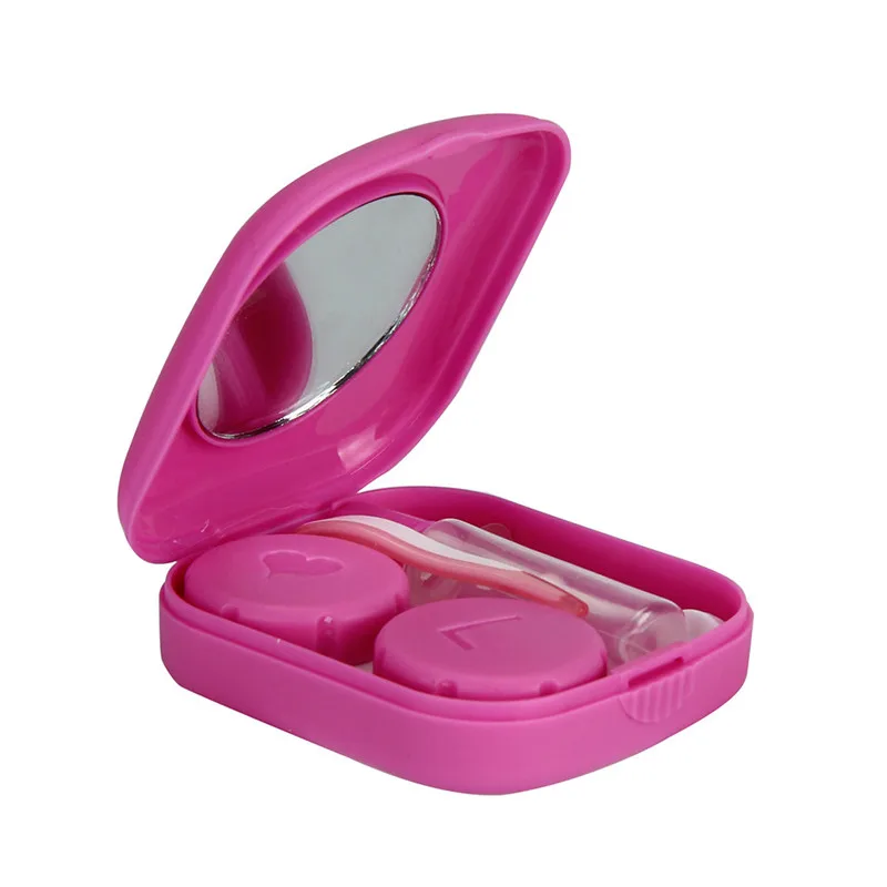 1 шт. портативная бутылка небольшого размера в форме контактных линз коробка