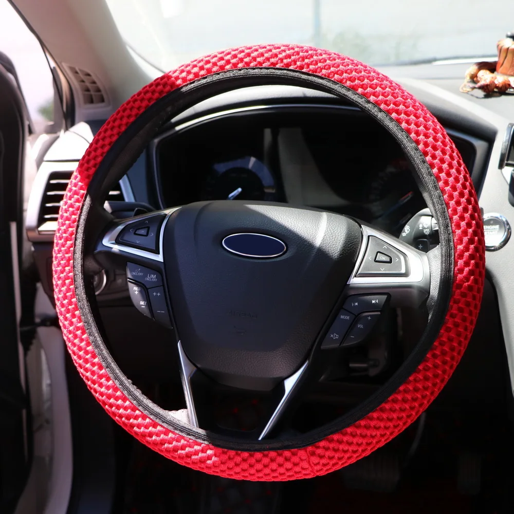 DIY чехол рулевого колеса автомобиля подходит для большинства автомобилей