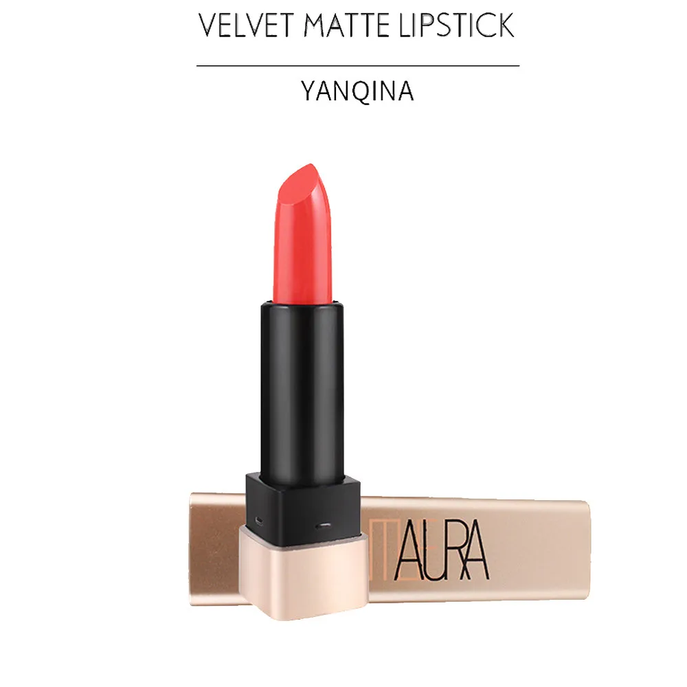 6 видов цветов бархатный блеск для губ Губная помада Макияж Красота губная 24 часа