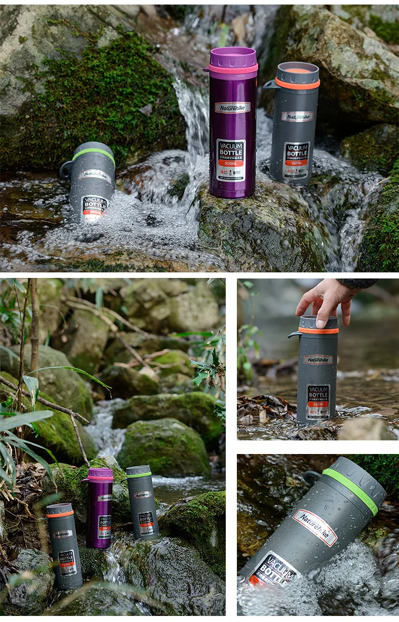 NatureHike Спортивная бутылка из нержавеющей стали для кофе термос чашки кружки термос бутылка 500 MLThermocup стакан вакуумная колба