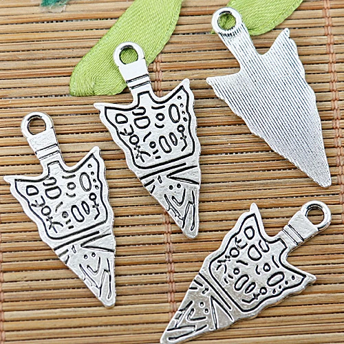 

20pcs tibetan silver color abstract pattern design charms EF1295