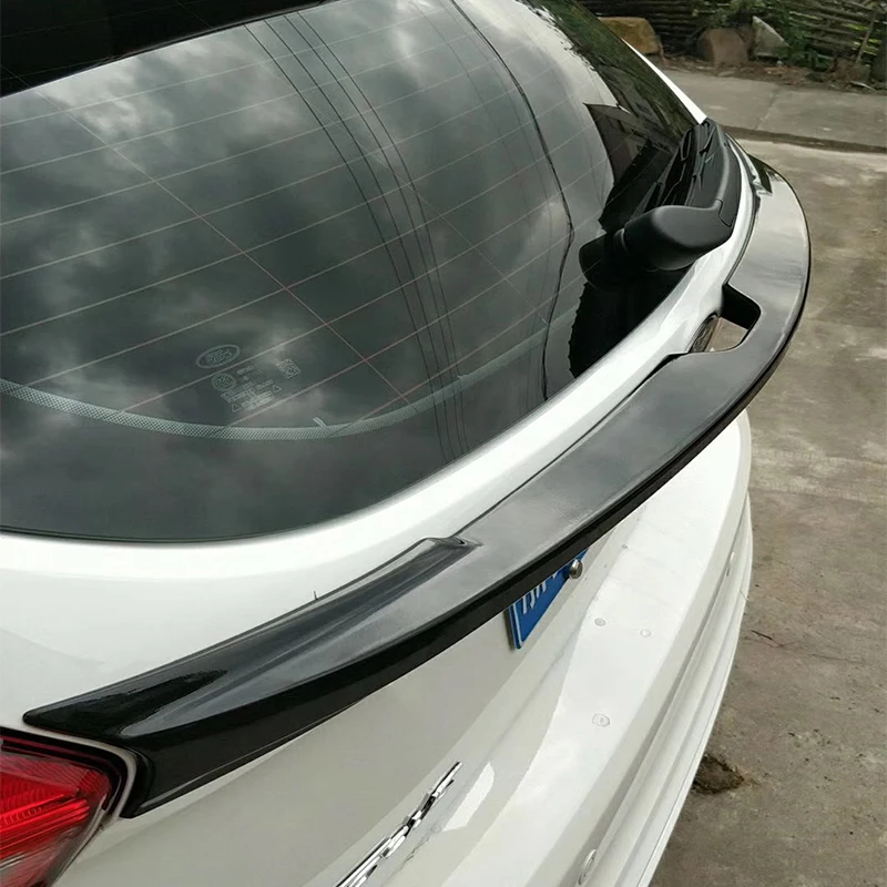 Средний спойлер для Ford focus 2012 2013 год высокое качество ABS спойлер DIY или праймер цвет