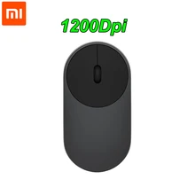 Xiaomi беспроводная мышь портативная Bluetooth 4,0 из алюминиевого сплава ABS Материал игровая мышь RF 2,4 ГГц двойной режим подключения Mi 1200 точек/дюйм