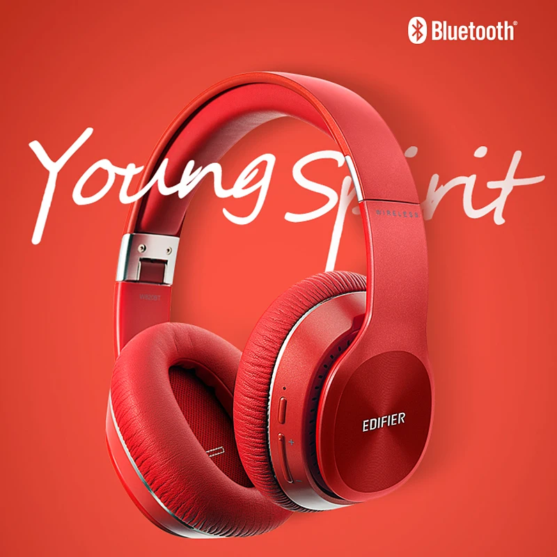 Bluetooth наушники EDIFIER W820BT технология CSR складные беспроводные с двойным