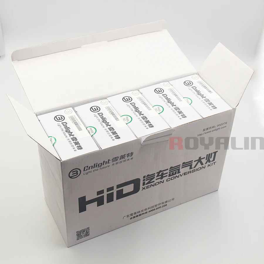 ROYALIN ксеноновые лампы HID 12V 35w одиночный светильник для стайлинга автомобиля H1