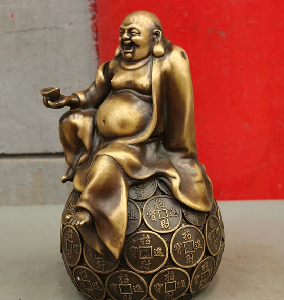 Бронзовые Украшения Чистой Латуни хорошее качество Повезло 12 &quotКитай Бронза