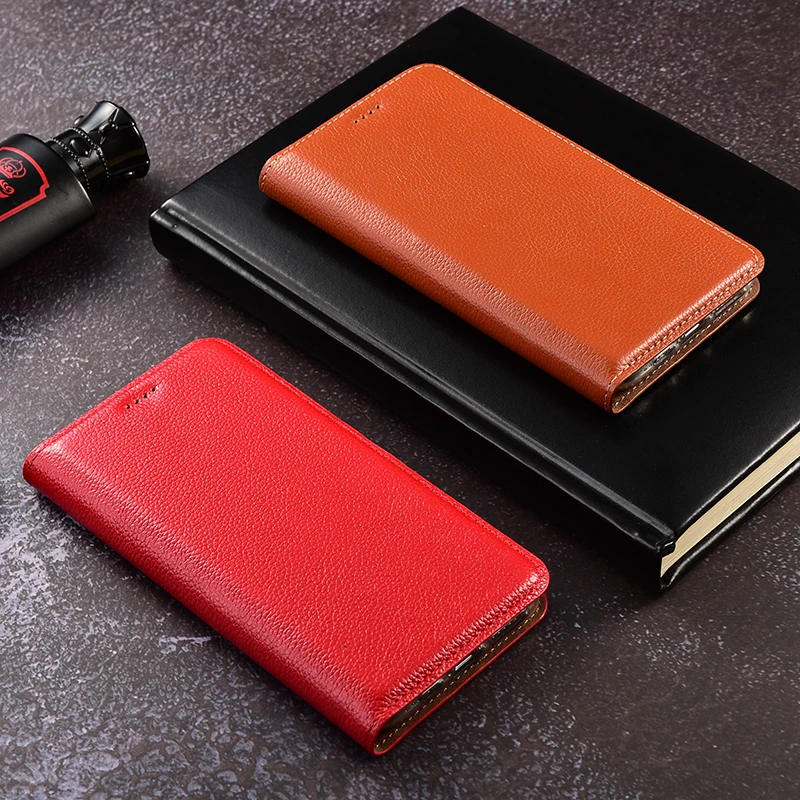 Genuine Leather Case For LG Aristo 2 Leon H340N H320 H324 G6 G7 Spirit H420 H440 C70 ThinQ Plus Flip Stand Mobile Phone Cover | Мобильные