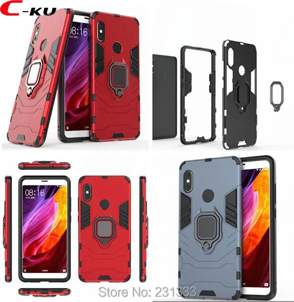 Защитный чехол C ku для Iphone X 8 7 Plus 6 6S 5 SE гибридный жесткий 3 в 1 из ТПУ с кольцом